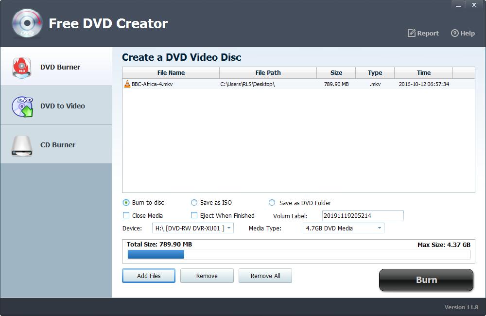 Free MP4 to DVD Converter: Burn MP4 DVD, MP4 to DVD Creator