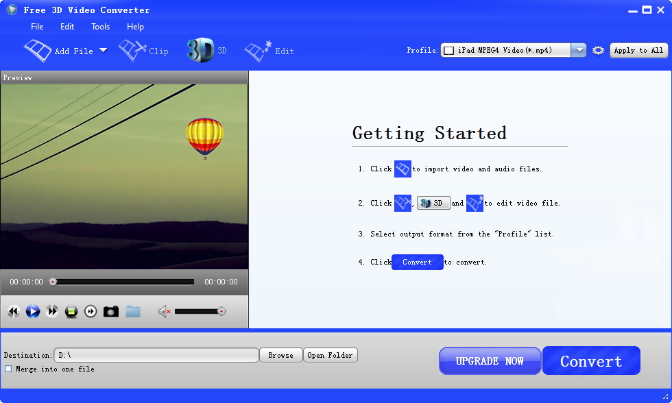Free 3D Video Converter Windows 11 download